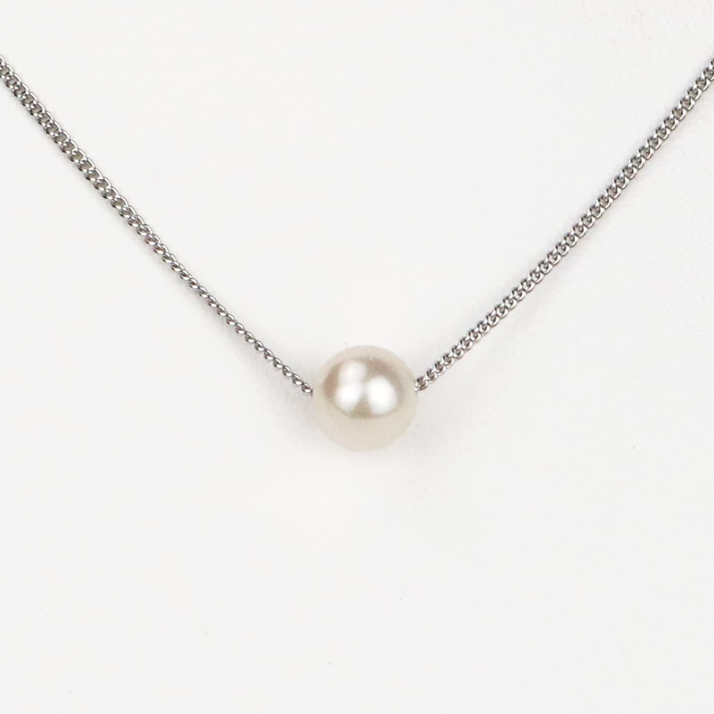 一粒スルーネックレス