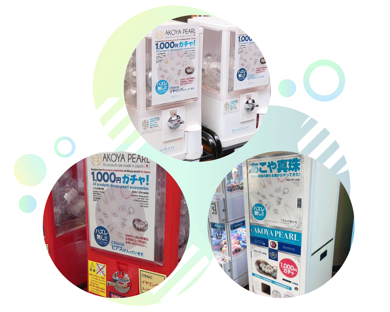 設置されたガチャ